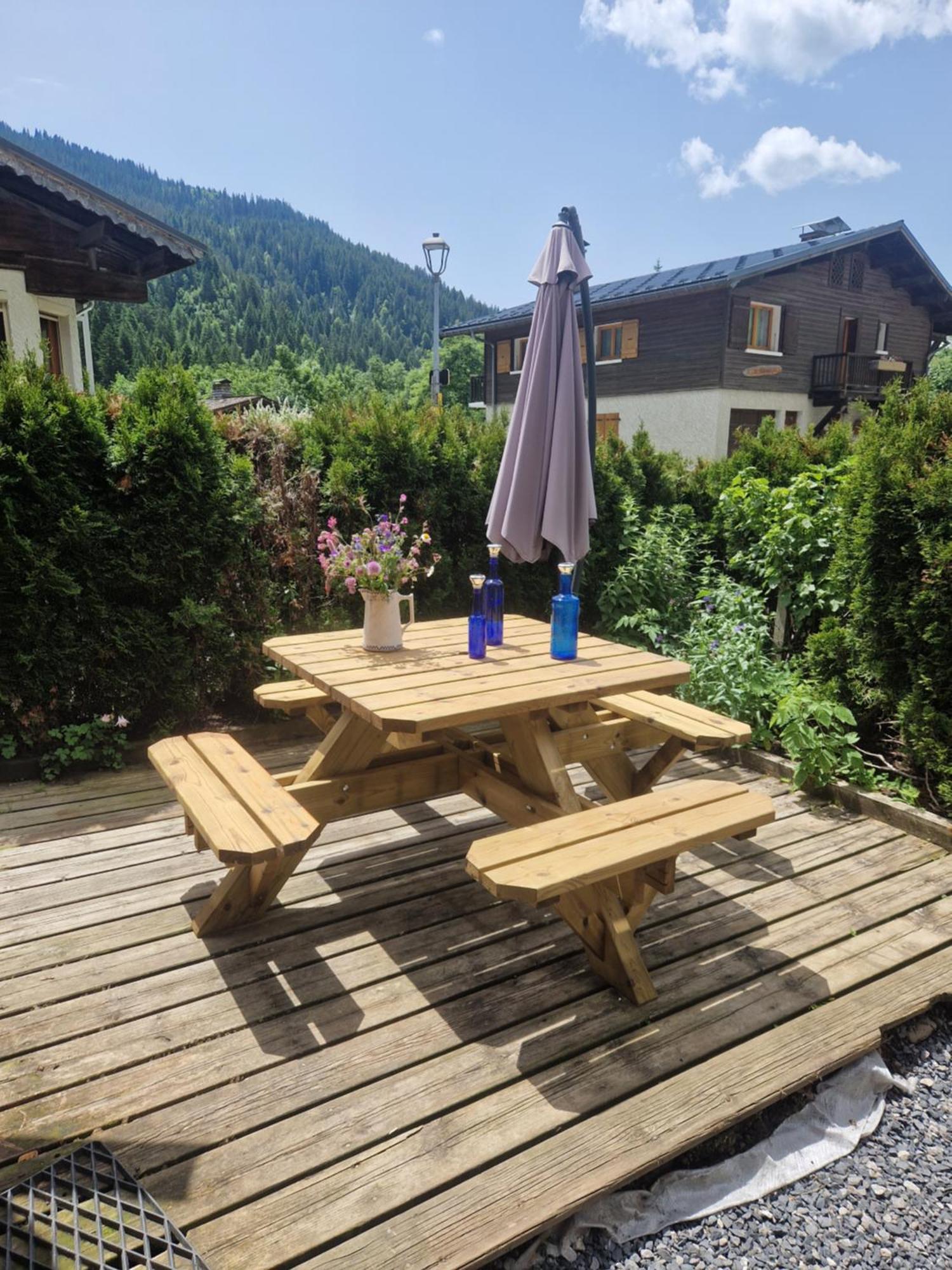 La Duchere 6 Personnes Le Plan La Giettaz Exterior foto