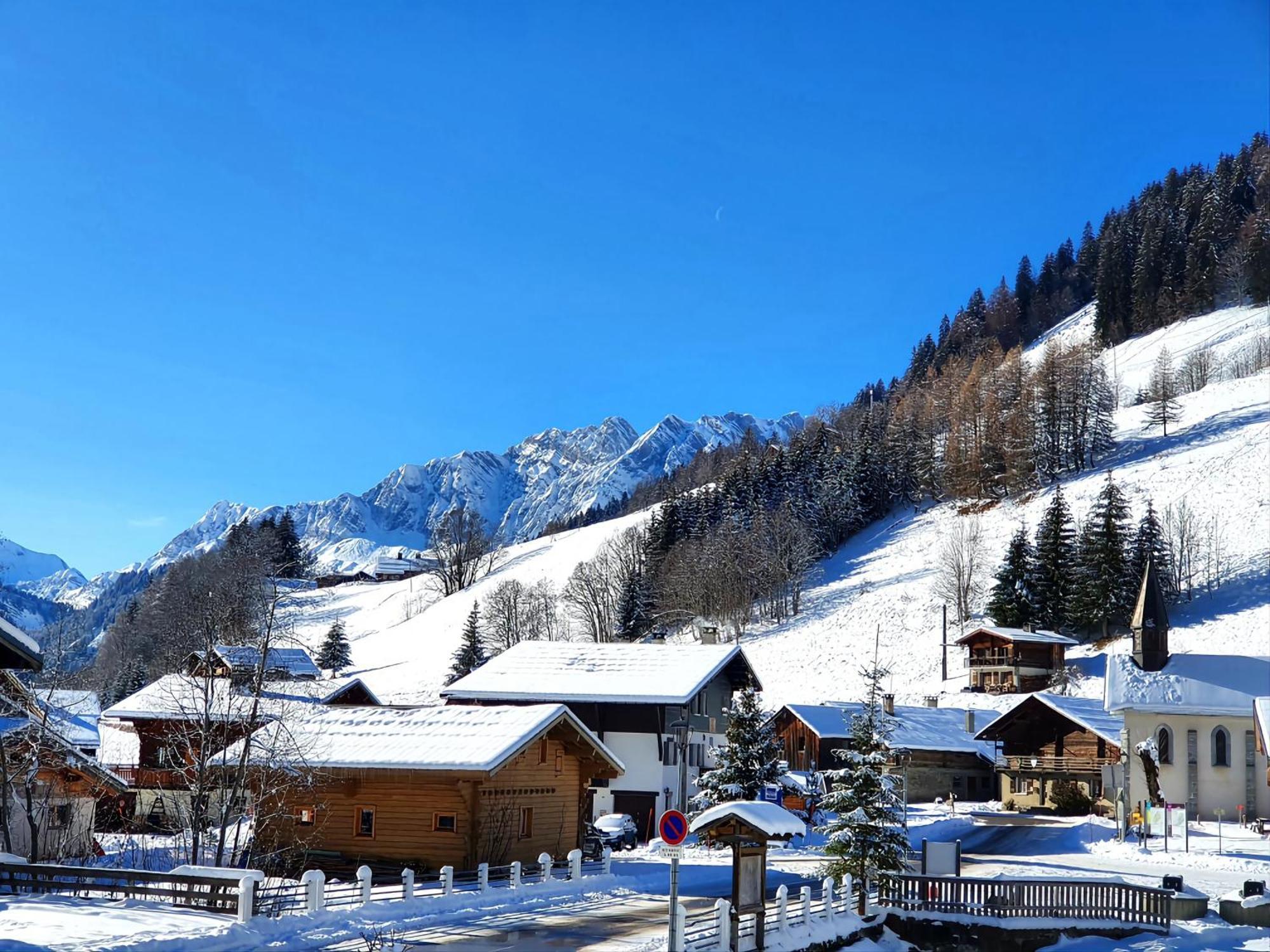 La Duchere 6 Personnes Le Plan La Giettaz Exterior foto