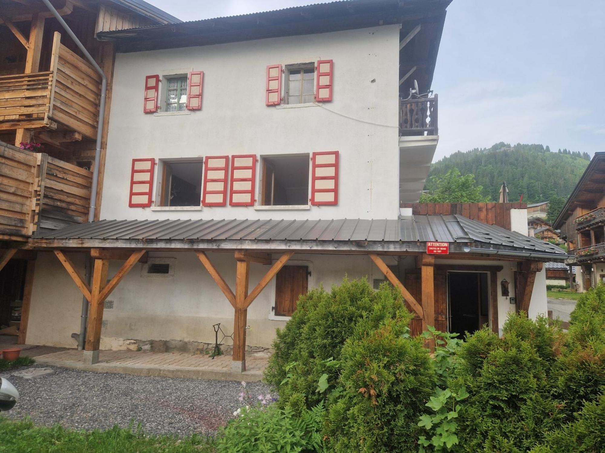 La Duchere 6 Personnes Le Plan La Giettaz Exterior foto